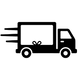 Icône de camion livraison- livraison offerte